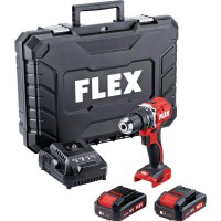 FLEX 18v PD 2G 18.0 EC LD/2.5 Set BS Brushless Compact Combi Drill Kit with 12/18 V rapid charger and 2x 2.5 Ah 18 V bat £199.95